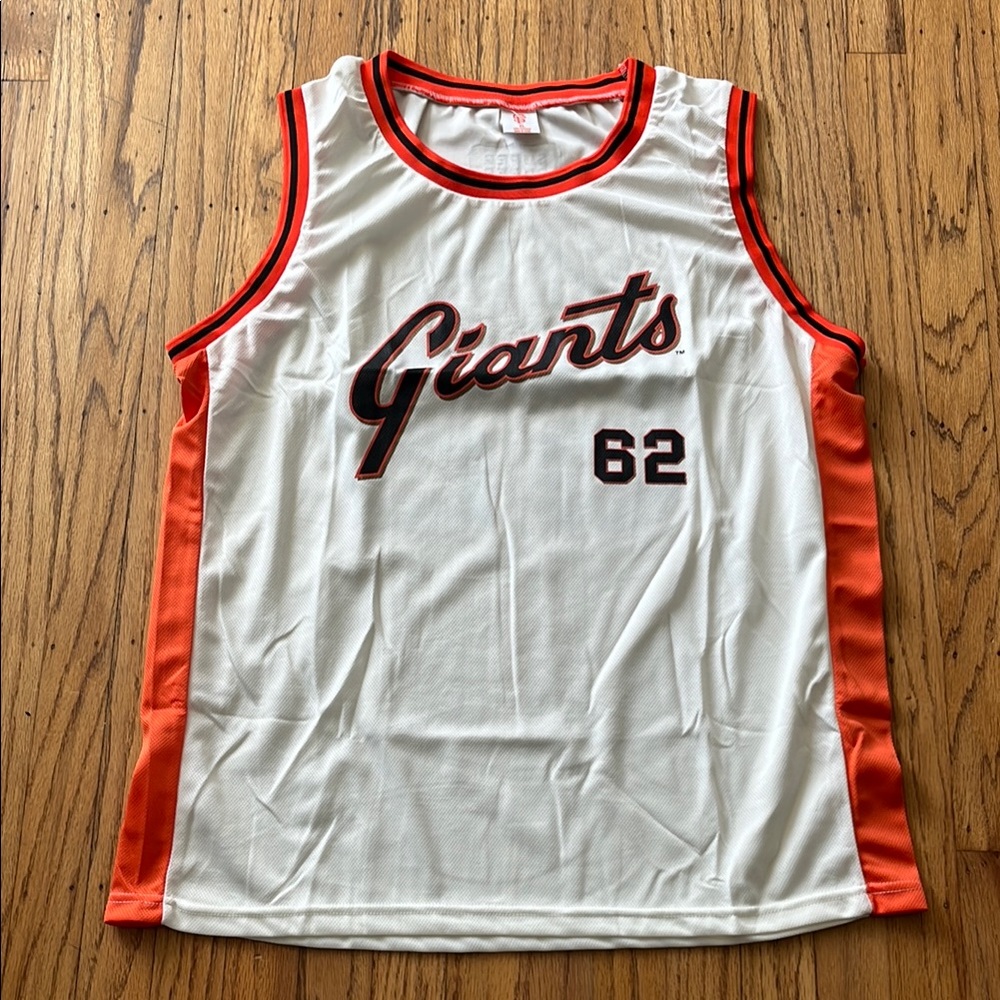 Giants White and Orange Jersey